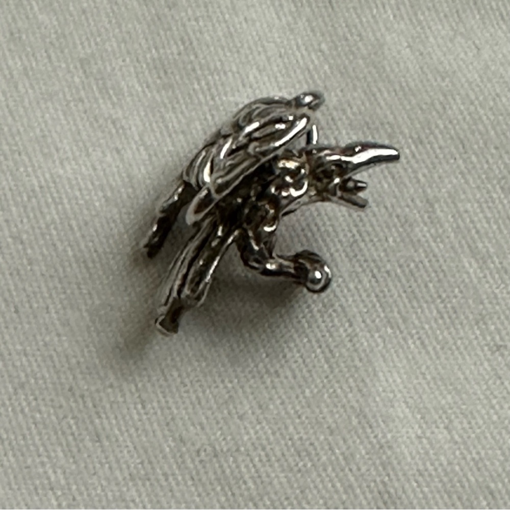 Silver .925 Small Weird USA EAGLE Charm- 1960’s Vintage